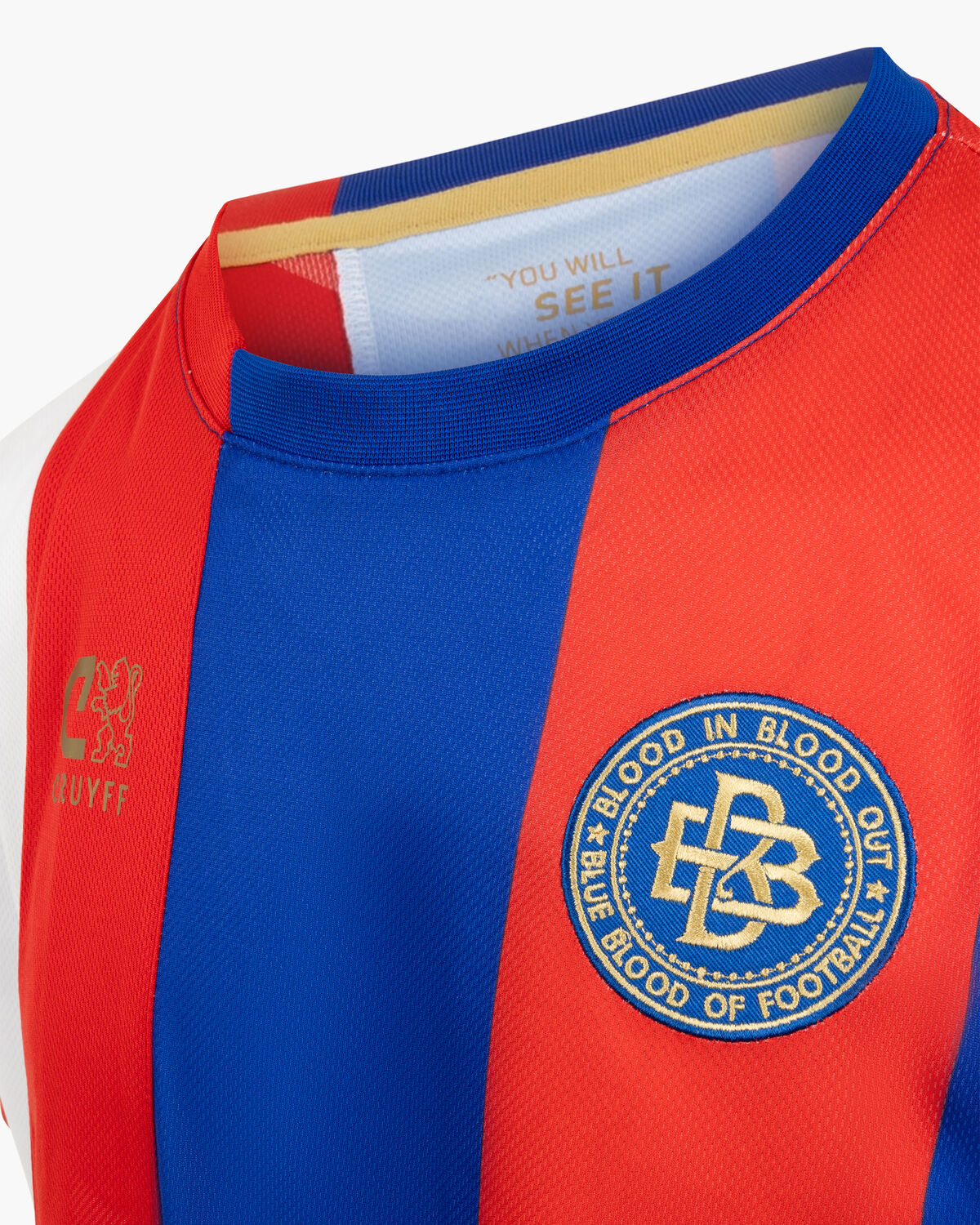Cruyff Bibo - El Flaco Shirt, White/Red, hi-res