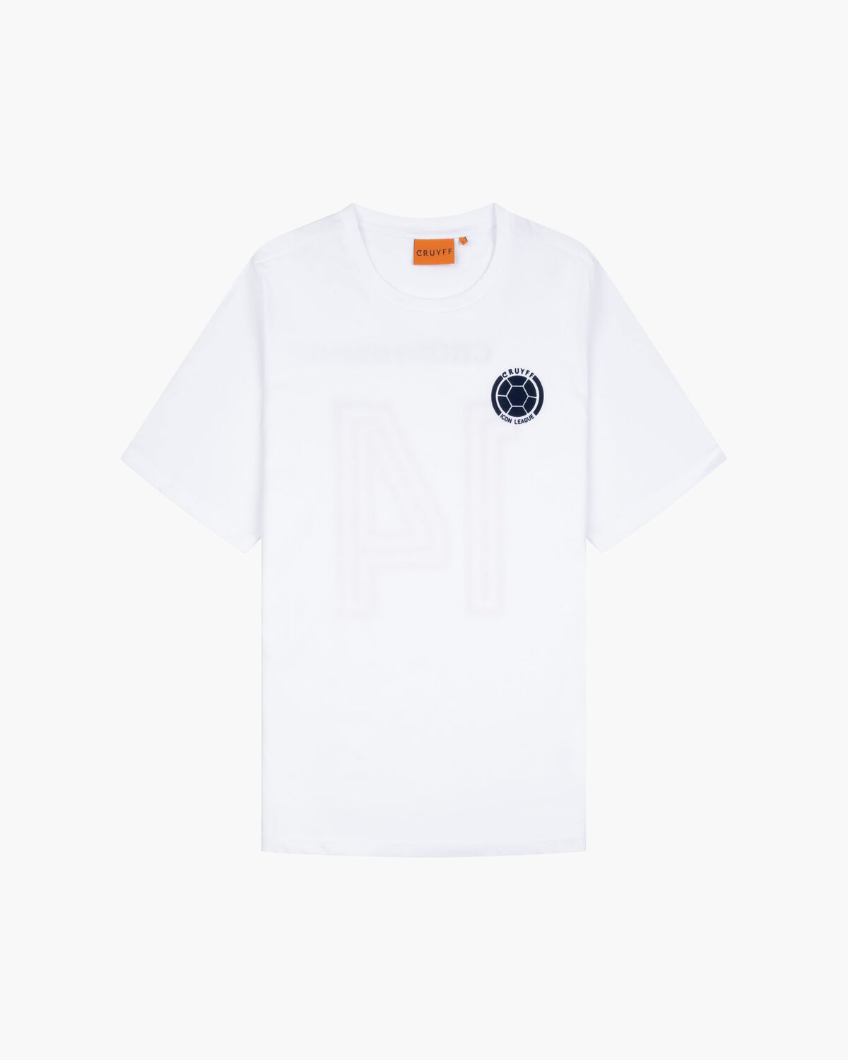 Team Cruyff Tee, White/White, hi-res
