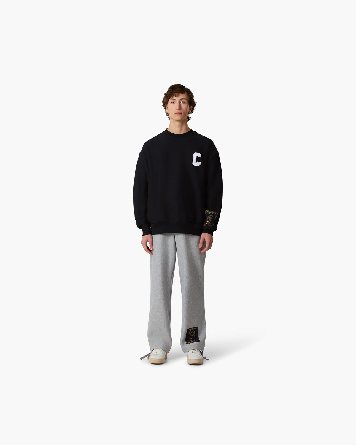JC Sweat Crewneck, Black, hi-res