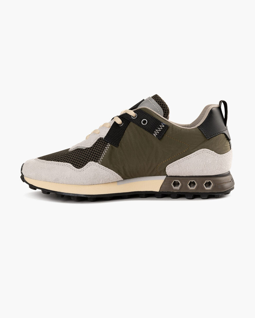 Superbia Hex - Crepe Nylon/Hairy Suede, Dark green, hi-res