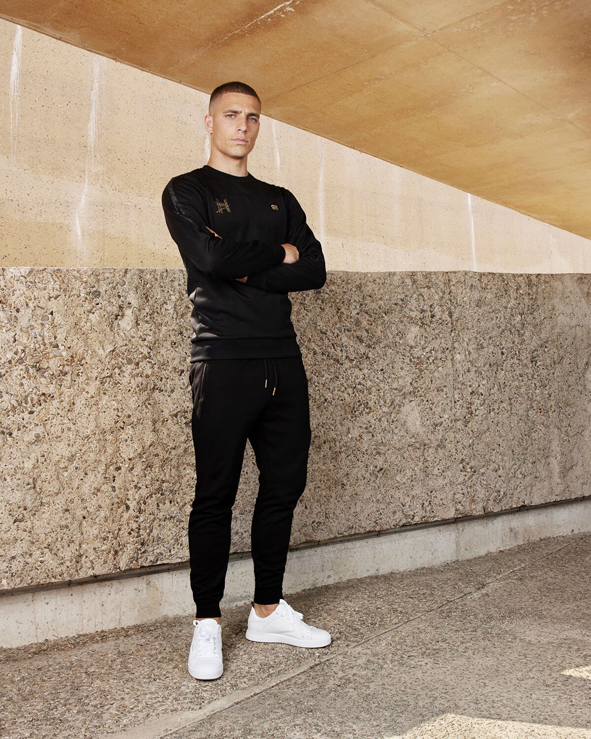 Carreras Track pants, Black, hi-res