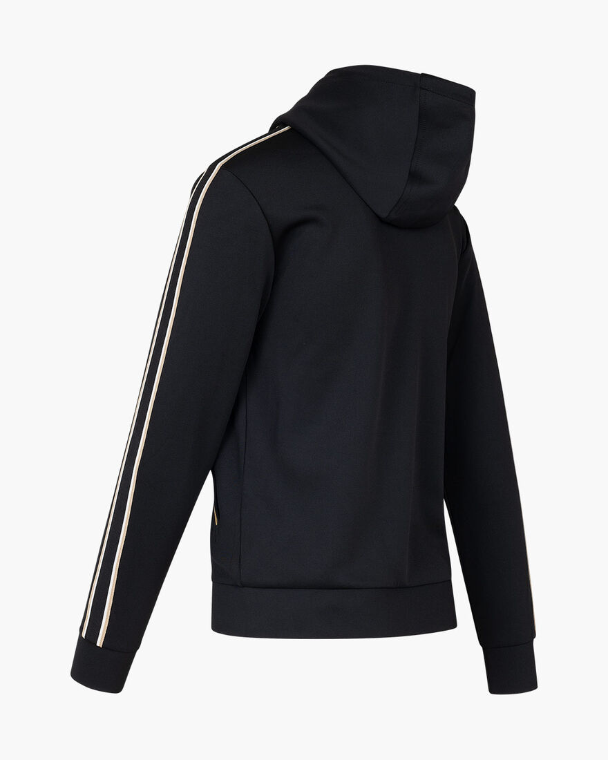 Santino Scuba Zip Thru - 95% Polyester / 5% Elasta, Black, hi-res