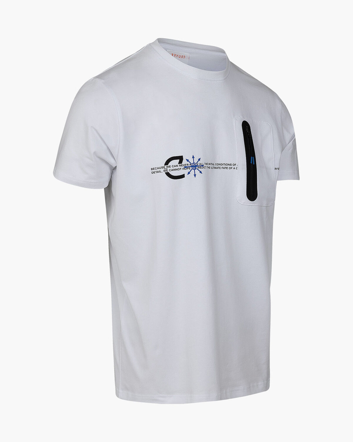 Ray Tee - 95% Cotton 5% Elastane, White, hi-res