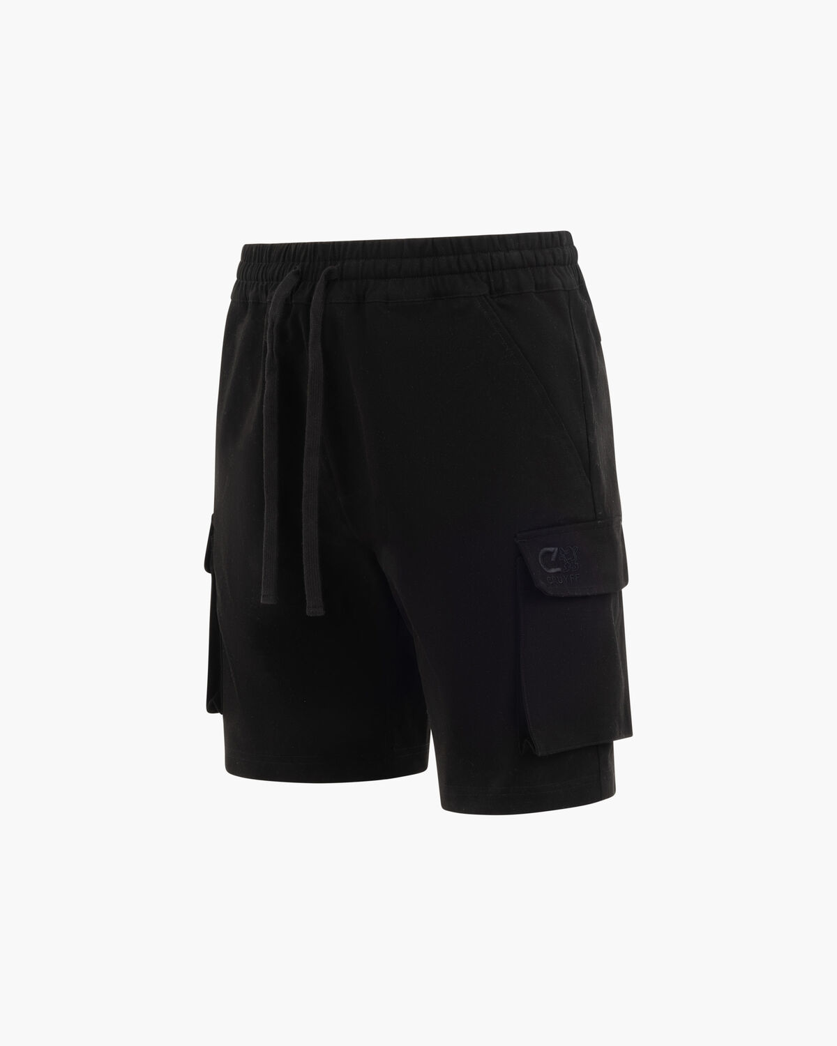 Twill Cargo Short, Black, hi-res