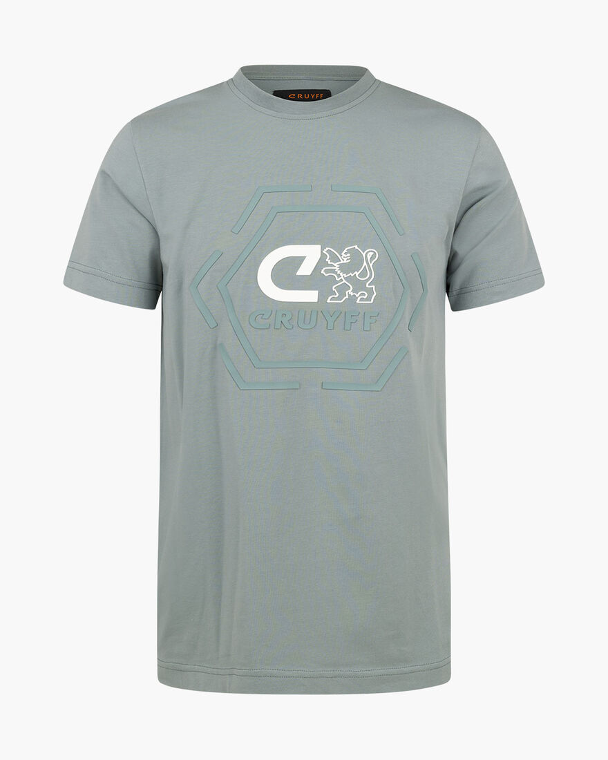 Kane Tee - 95% Co 5%Ea, Lead Blue, hi-res