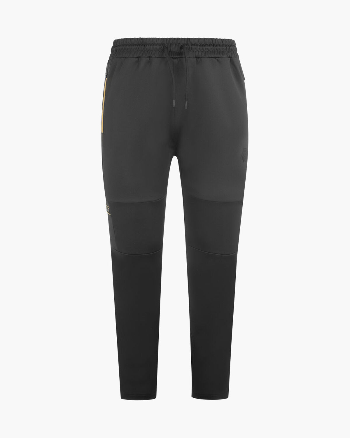 Funello Trackpants, Black/Gold, hi-res