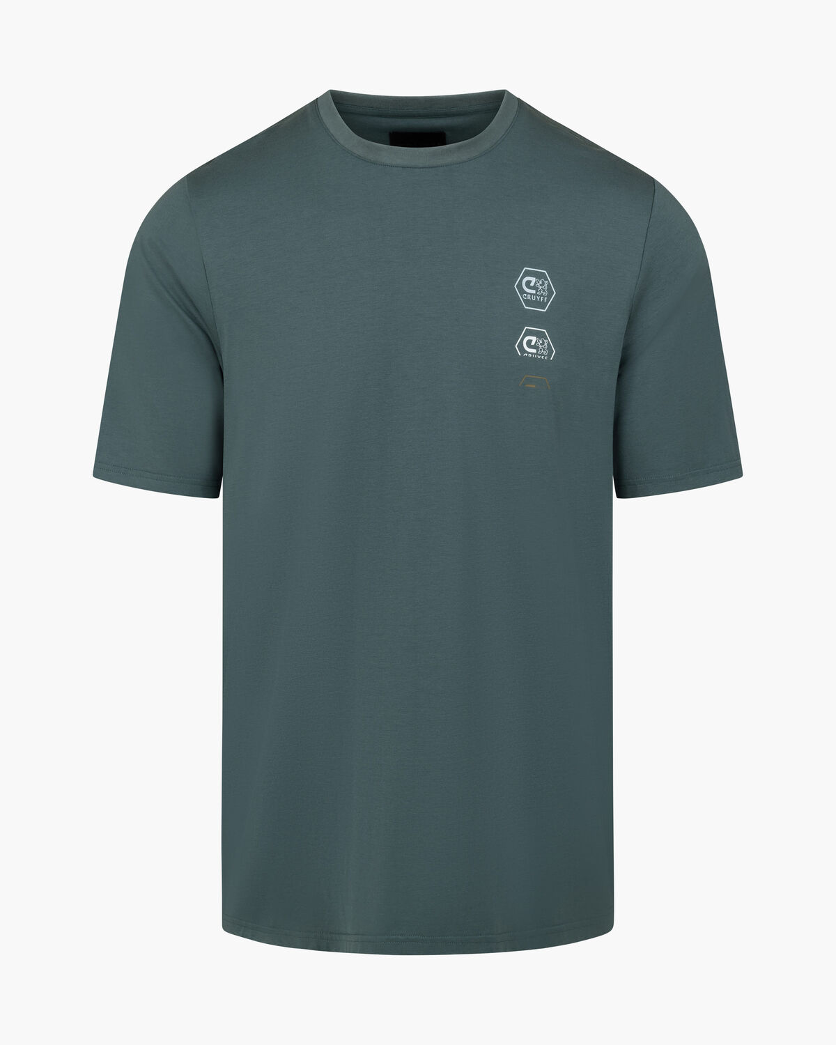C-Lion Back Graphic Tee, Green/Blue, hi-res