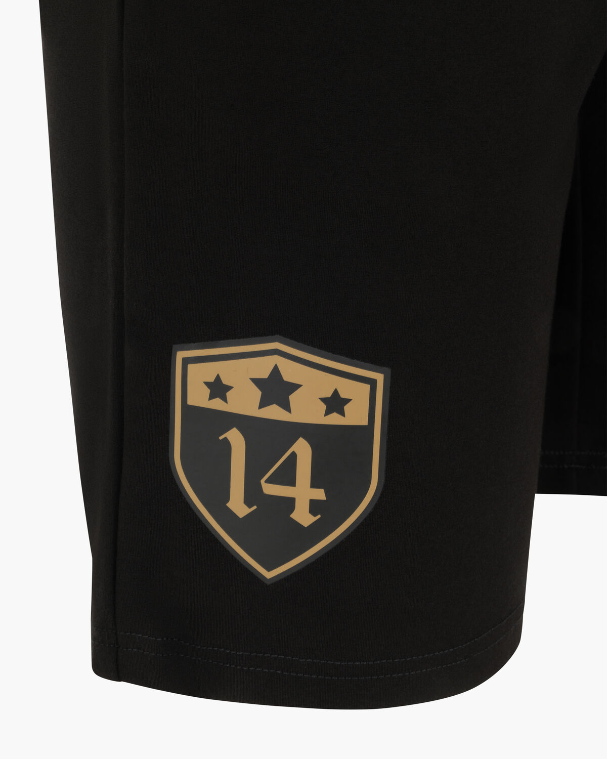 Badge Short, Black/Gold, hi-res