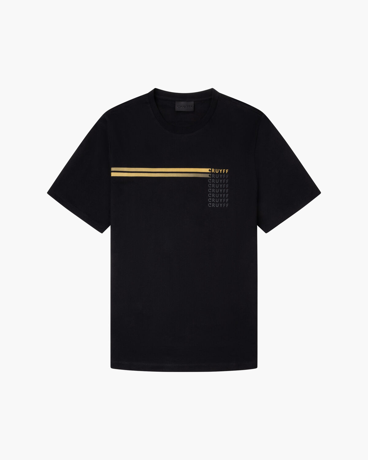 Derby Tee, Black/Gold, hi-res
