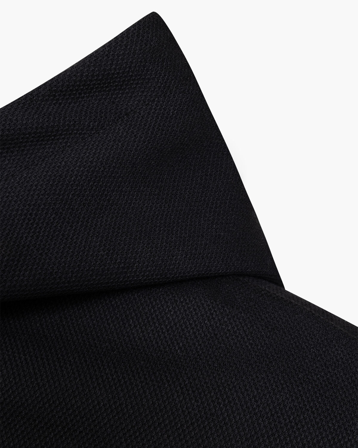 Pique Hoodie, Black, hi-res