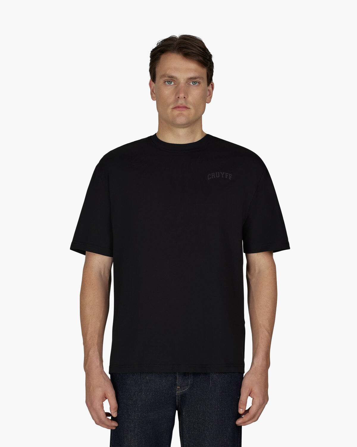 Cruyff League Tee, Black, hi-res