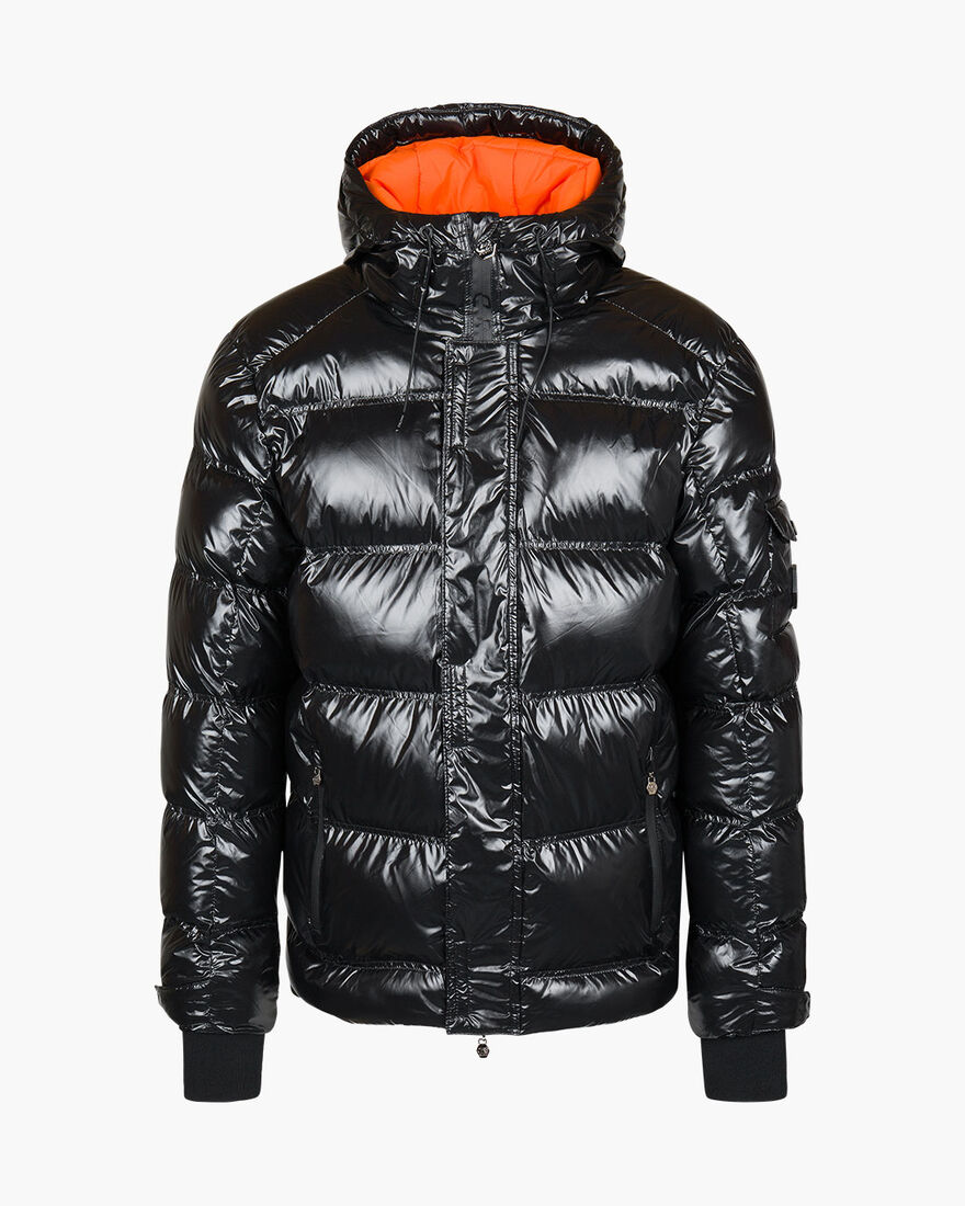 Trentini Puffer Jacket - Black - 100% Polyester, Black, hi-res