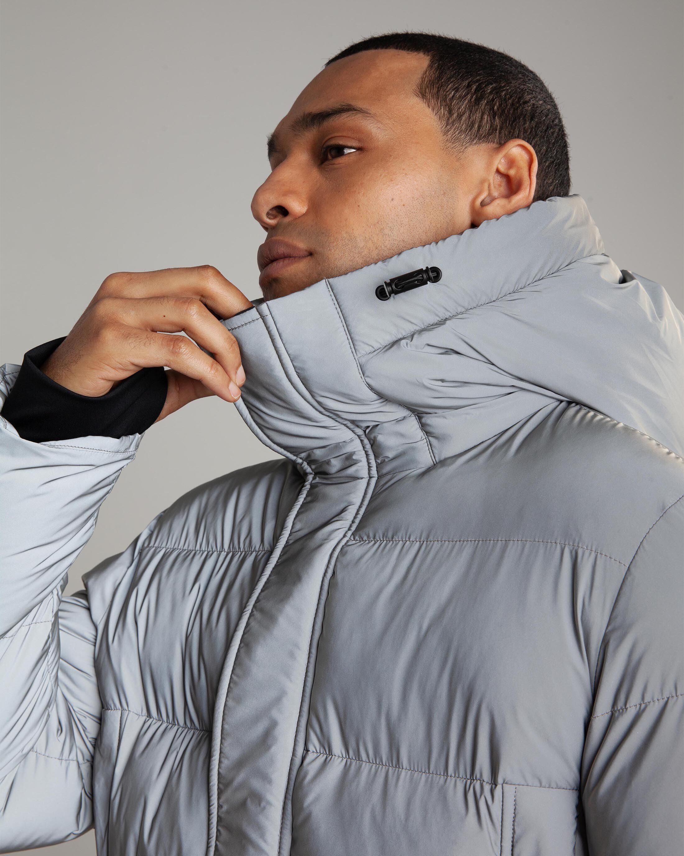 Reflective jacket puffer hotsell