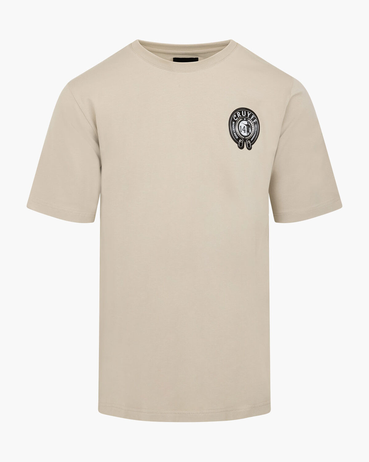 League Logo Tee, Sand/Yellow, hi-res