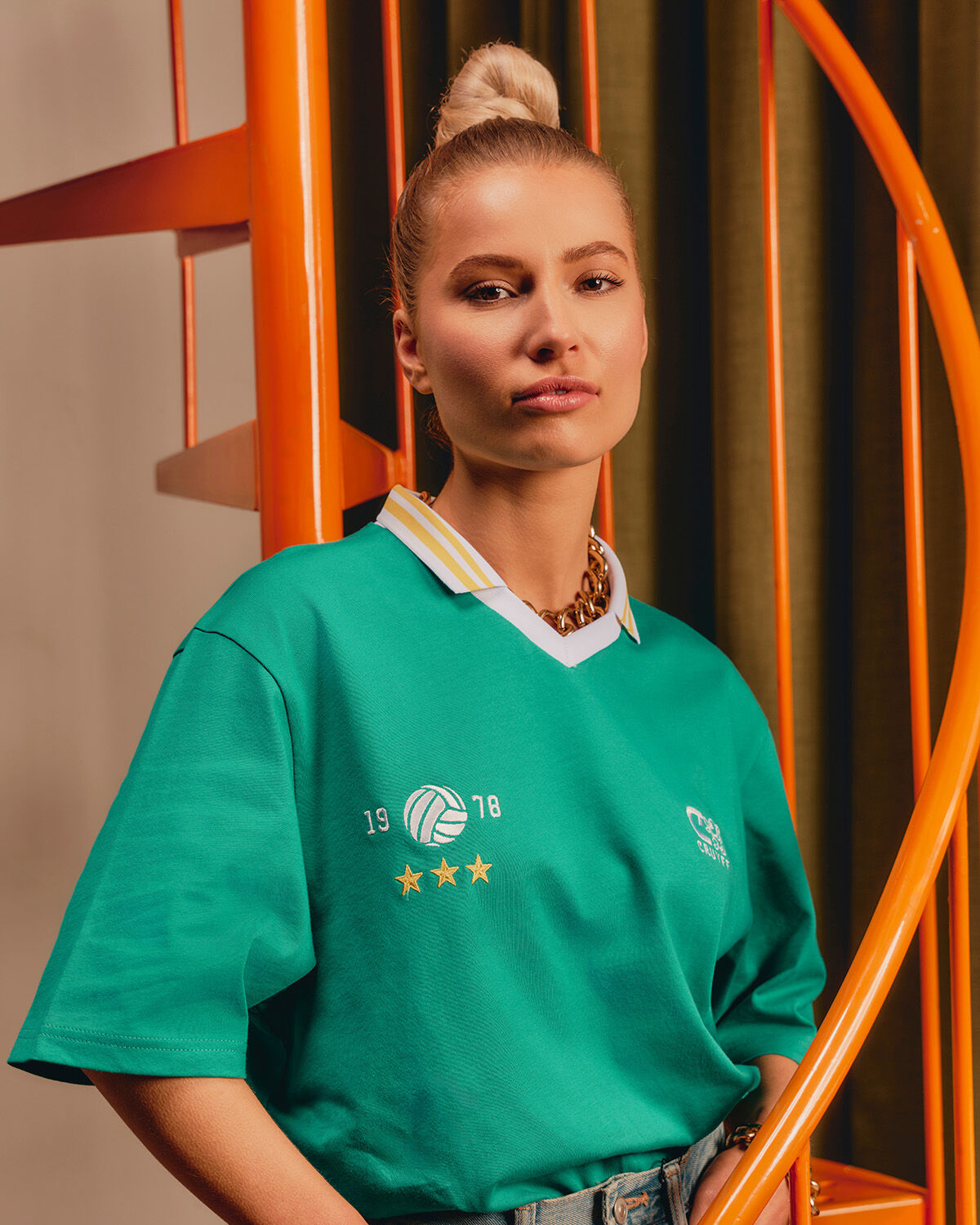 Cruyff NY Cosmos Edition Tee, Green, hi-res