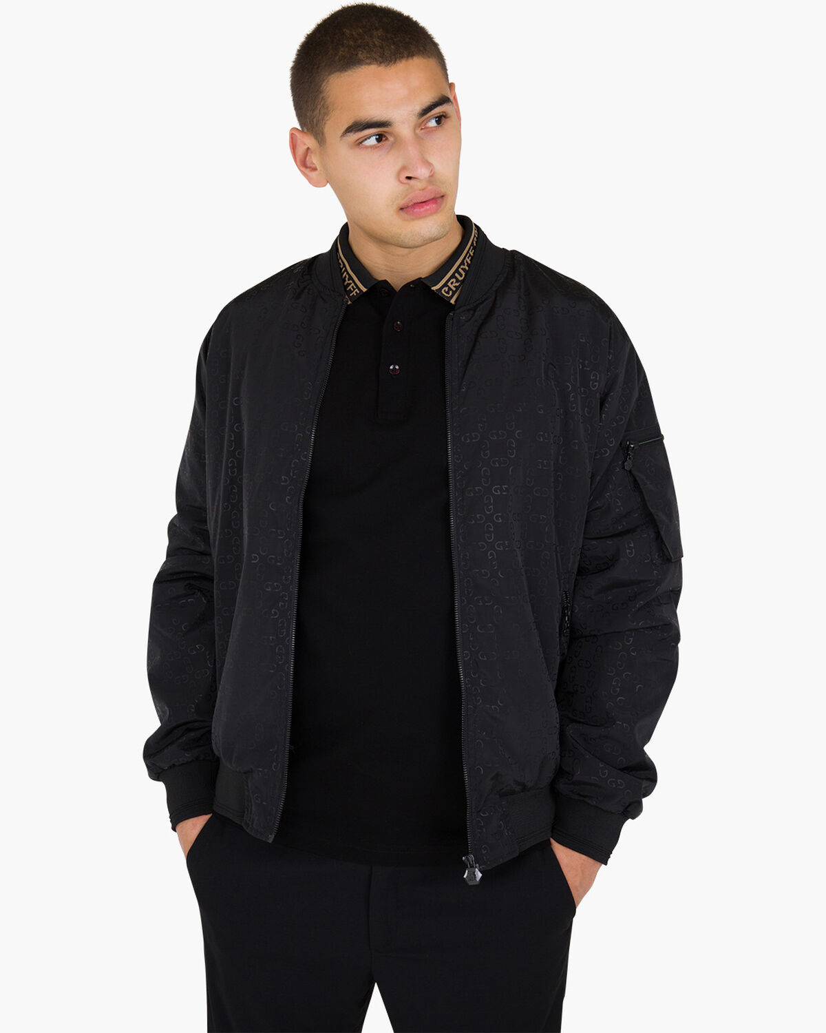 Sanz House bomber, Black, hi-res