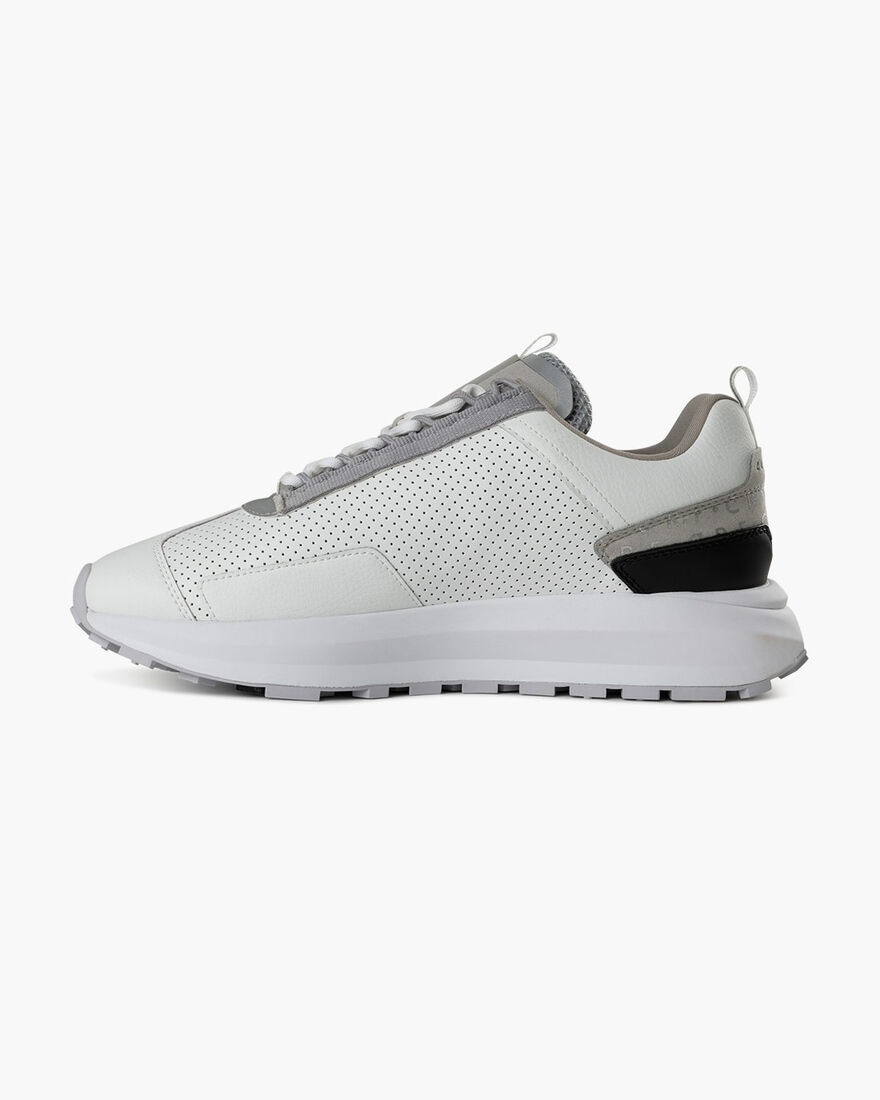 Subutai - Perforated Soft Leather/Tumbled, White/Silver, hi-res