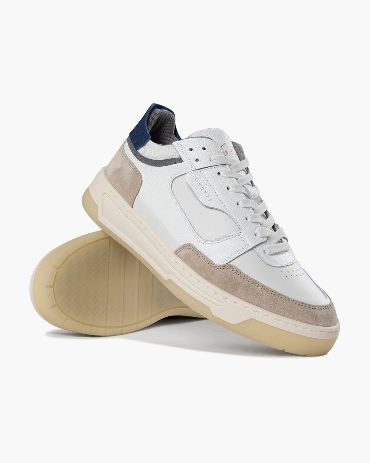 Nemes Mid - Soft Nappa/Suede, White/Blue, hi-res