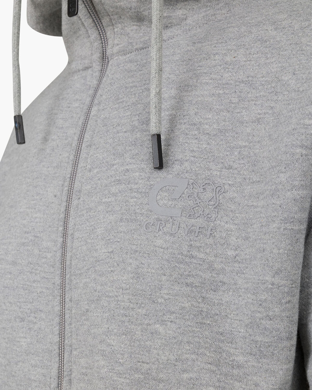 Hernandez Zip Thru Hood, Grey, hi-res