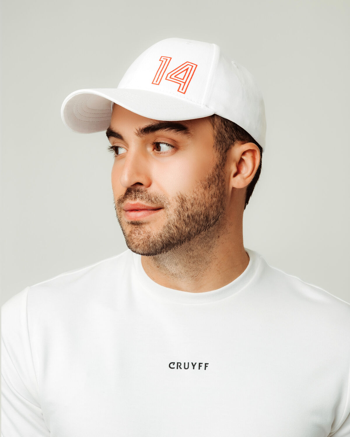 Cruyff 14 Cap, White, hi-res