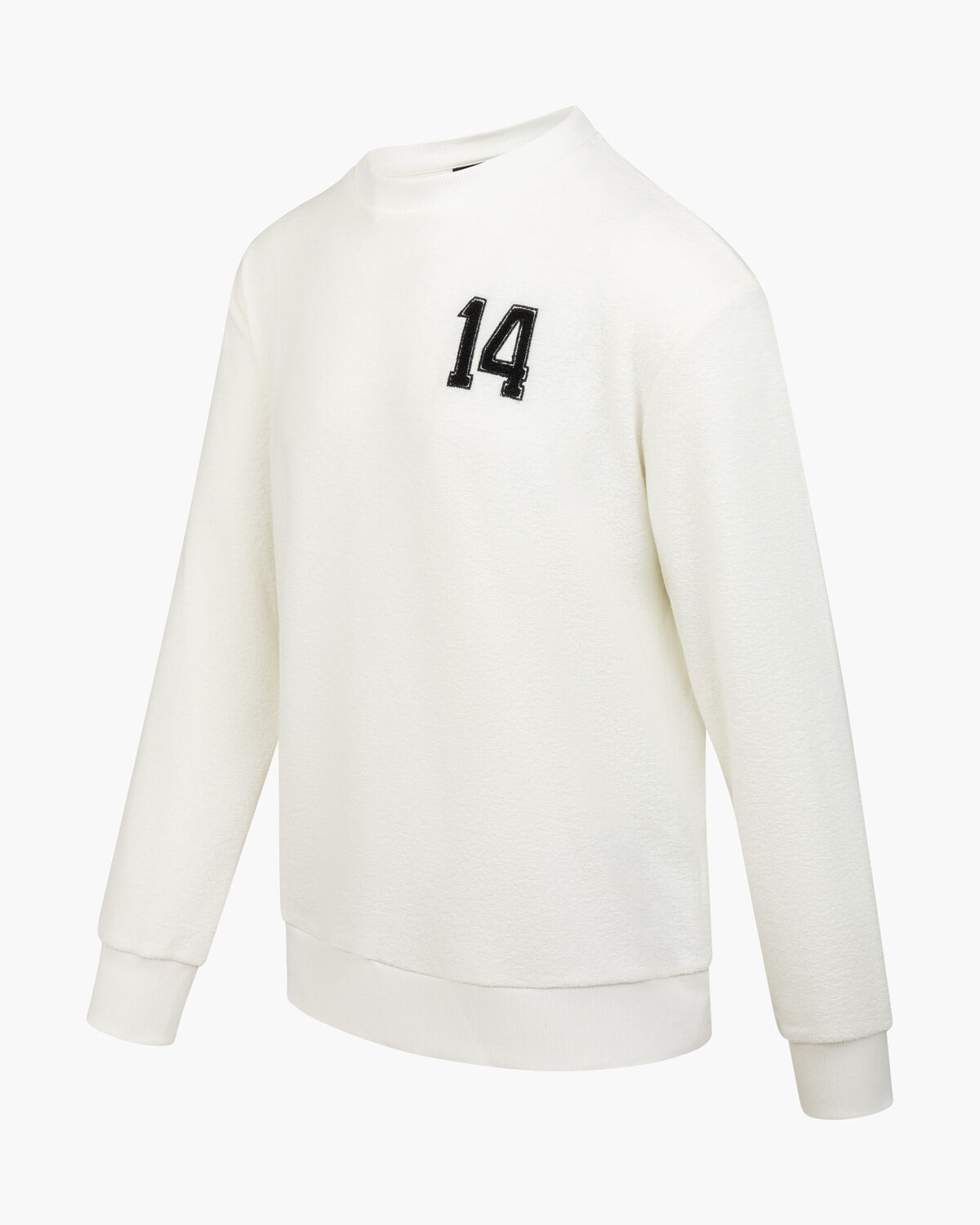 Boucle 14 Crewneck, White/White, hi-res