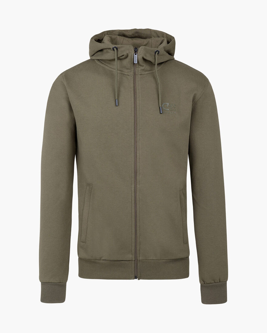 Hernandez Zip Thru Hood, Green, hi-res