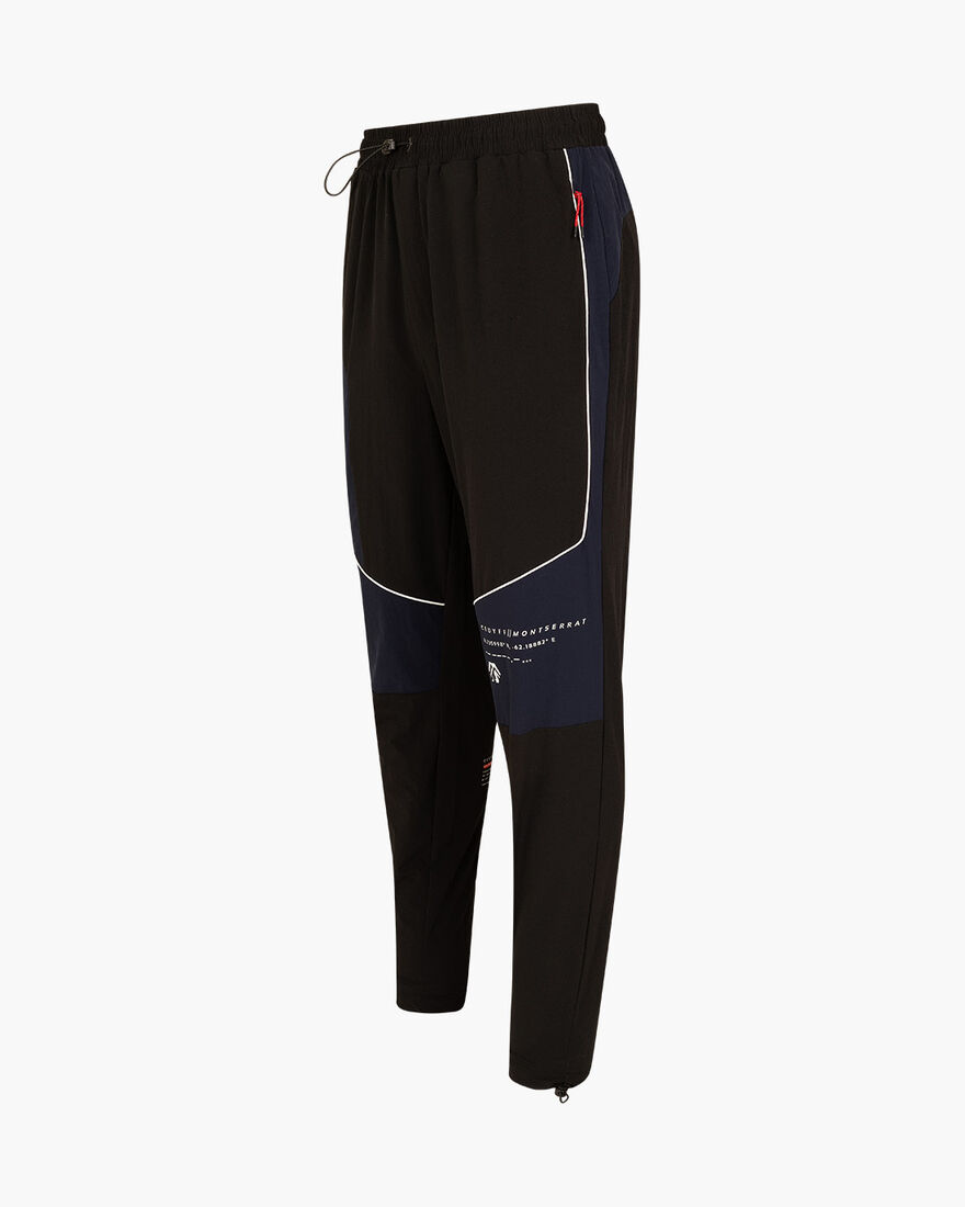 Monsterrat Salvador Trackpants - 95%Nylon 5%Elasta, Blue/Black, hi-res