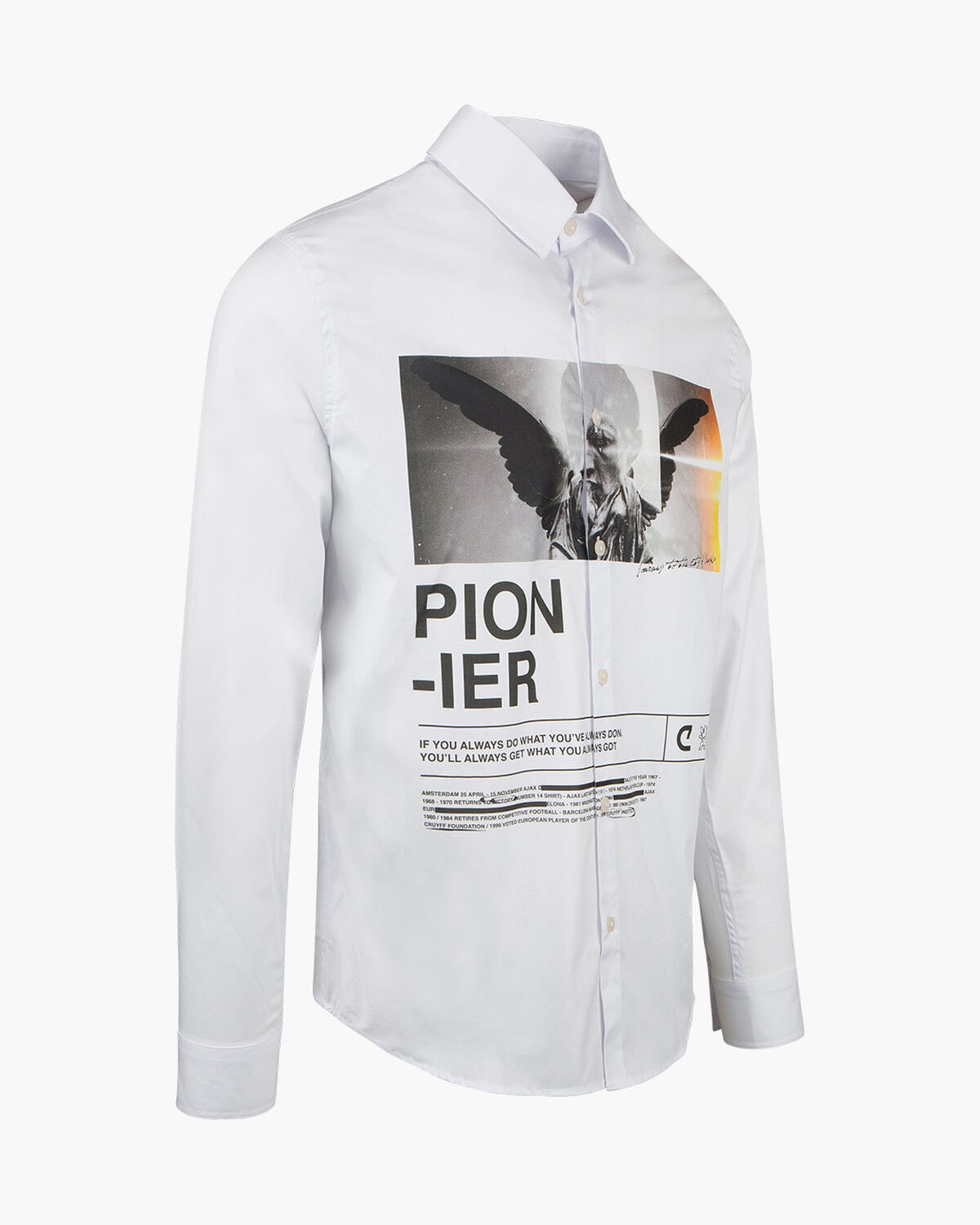 Siva Printed Shirt, White, hi-res