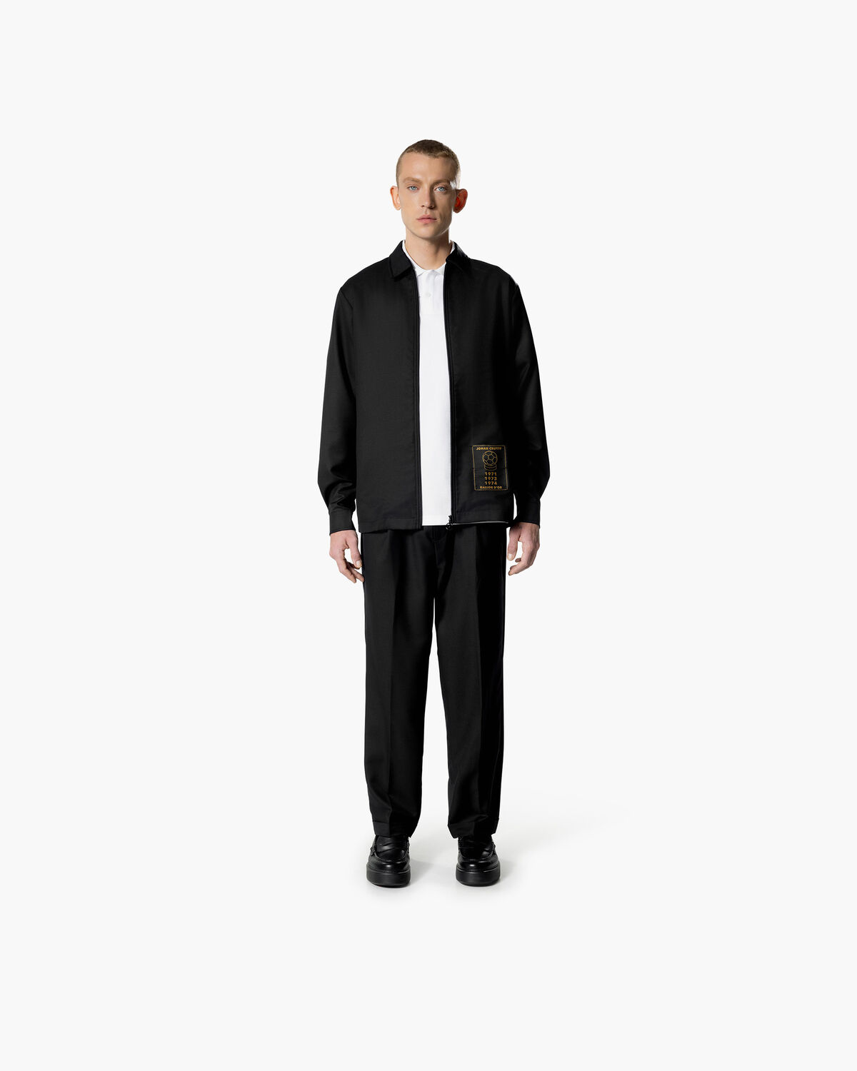 Tailored Tech Overshirt, Black, hi-res