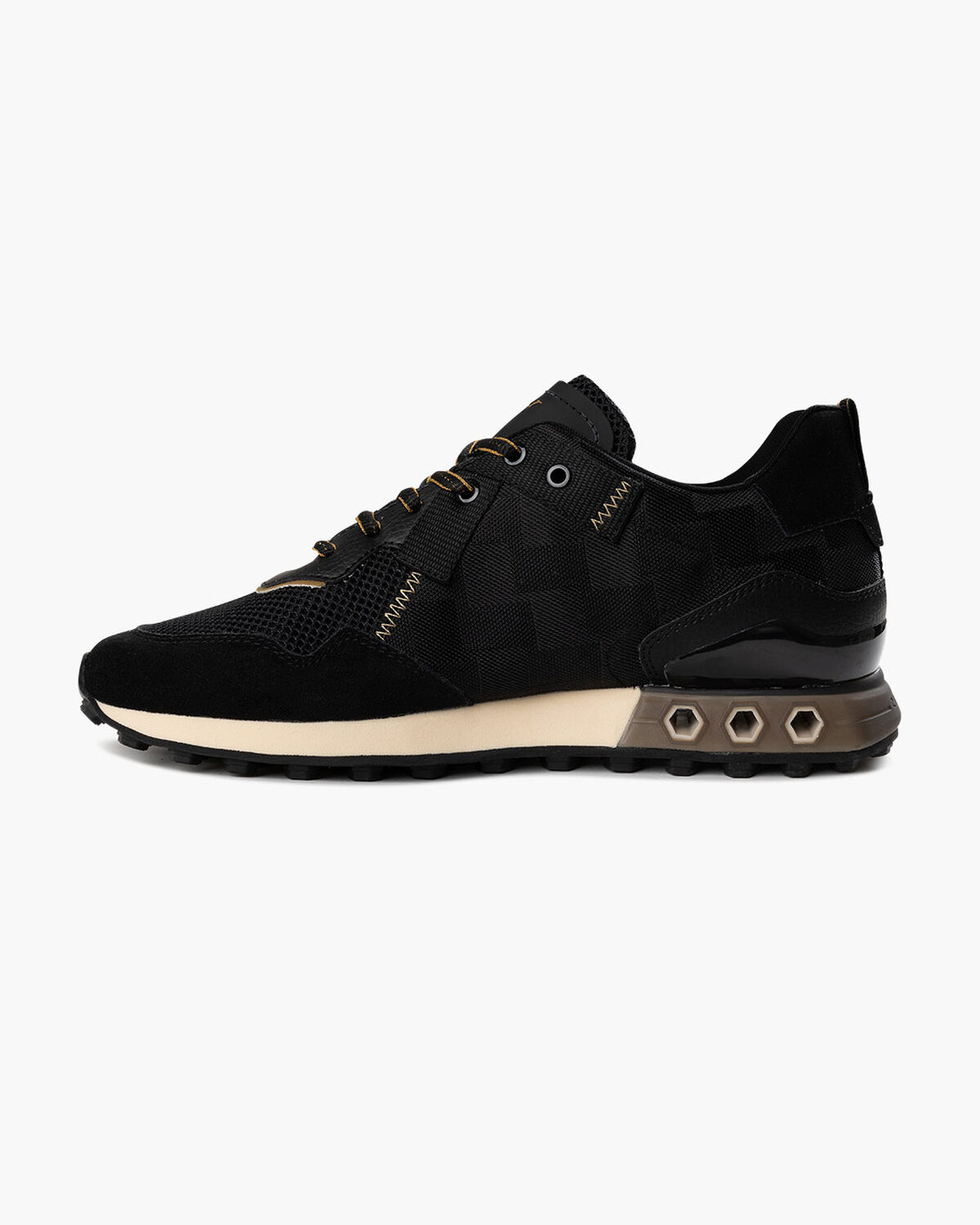 Superbia Hex - Teknit Mesh/Suede, Black/Gold, hi-res