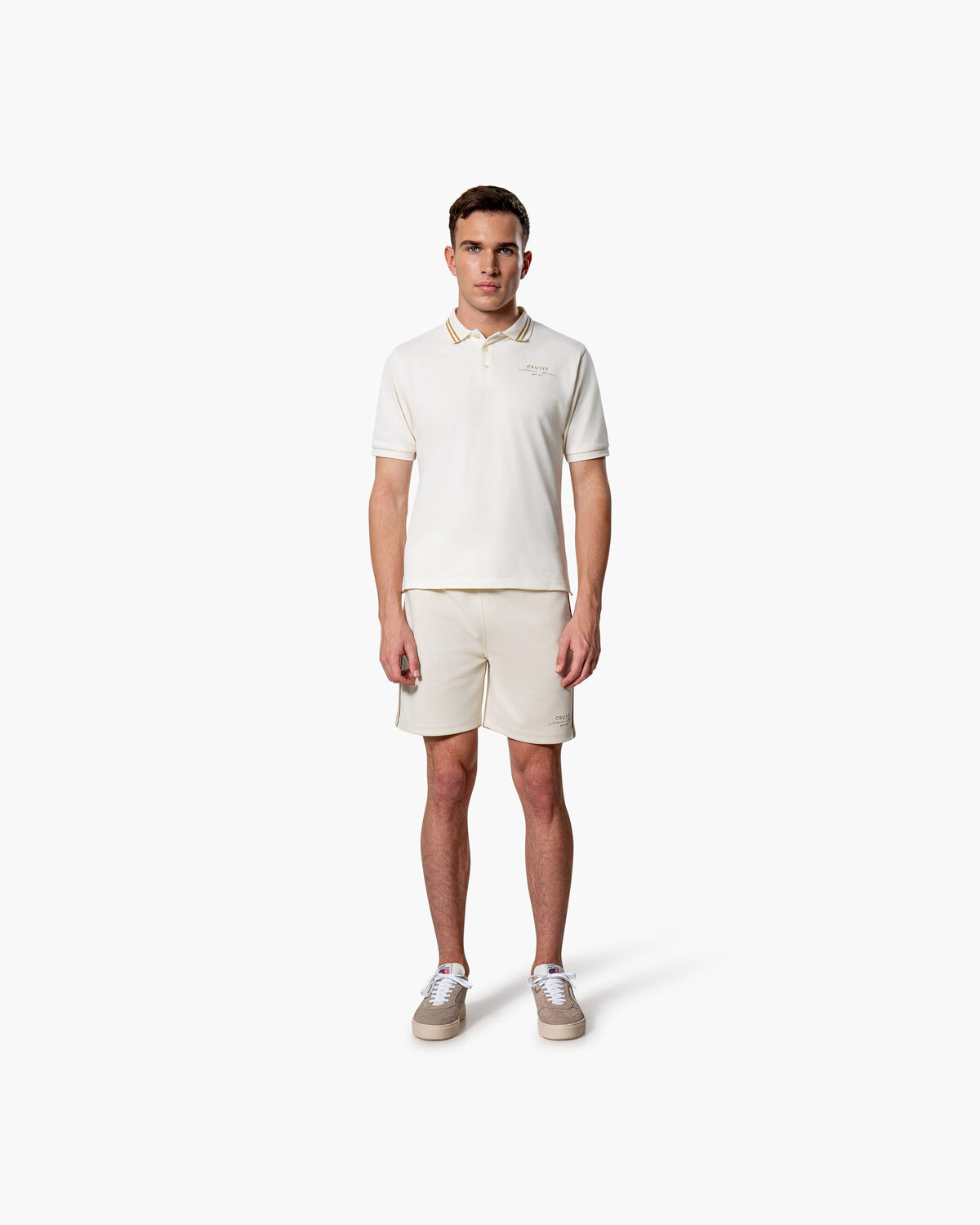Gudad Polo, White/Orange, hi-res