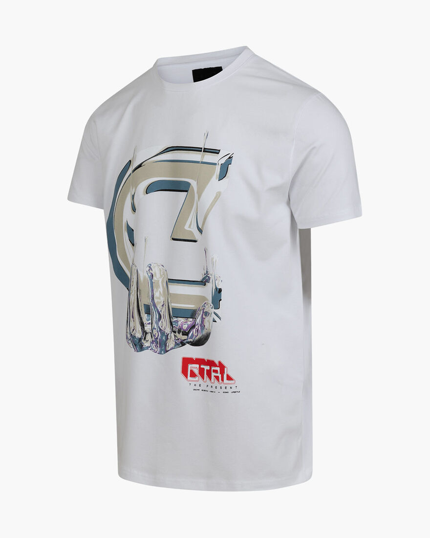 Control Tee, White, hi-res