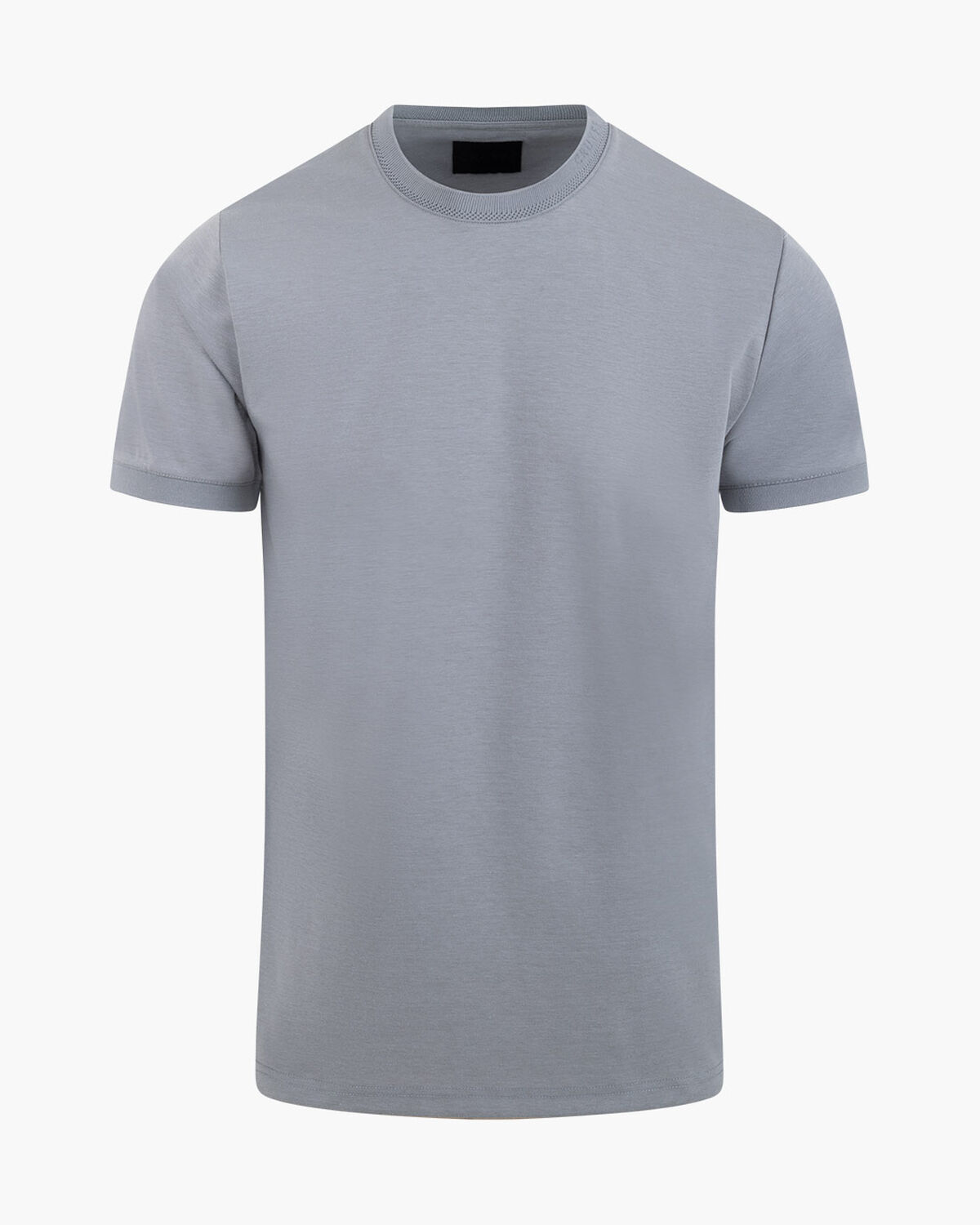 Debossed Collar Tee, Ultimate Grey, hi-res