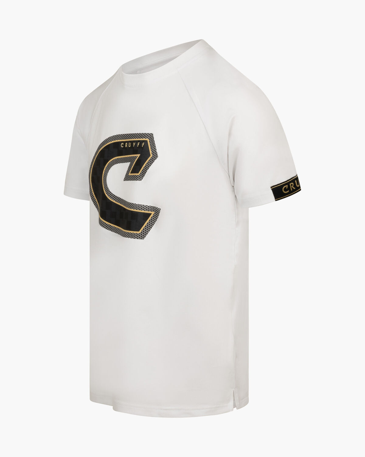 C-Tee, White/Gold, hi-res