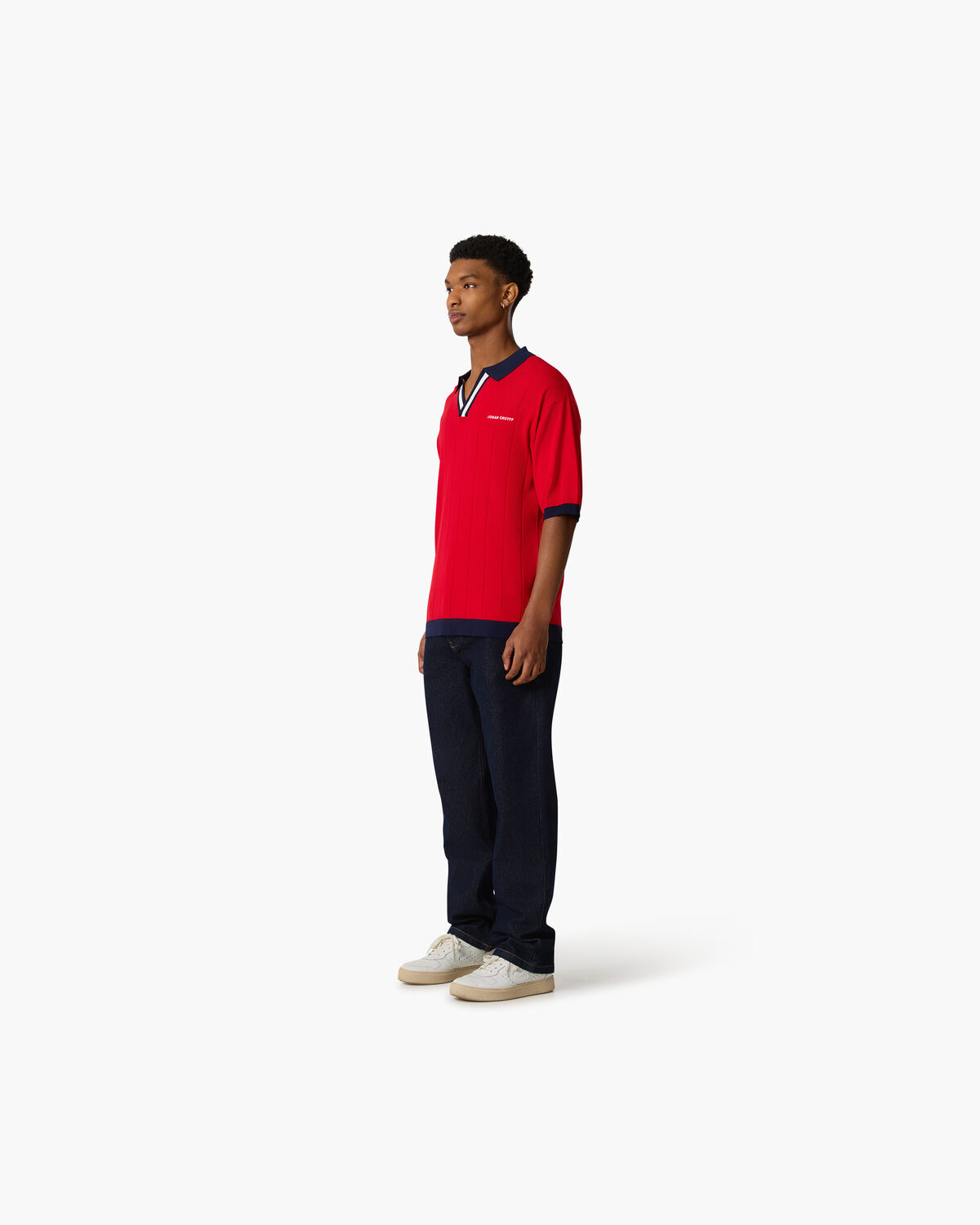 Retro Sport Polo, Red, hi-res