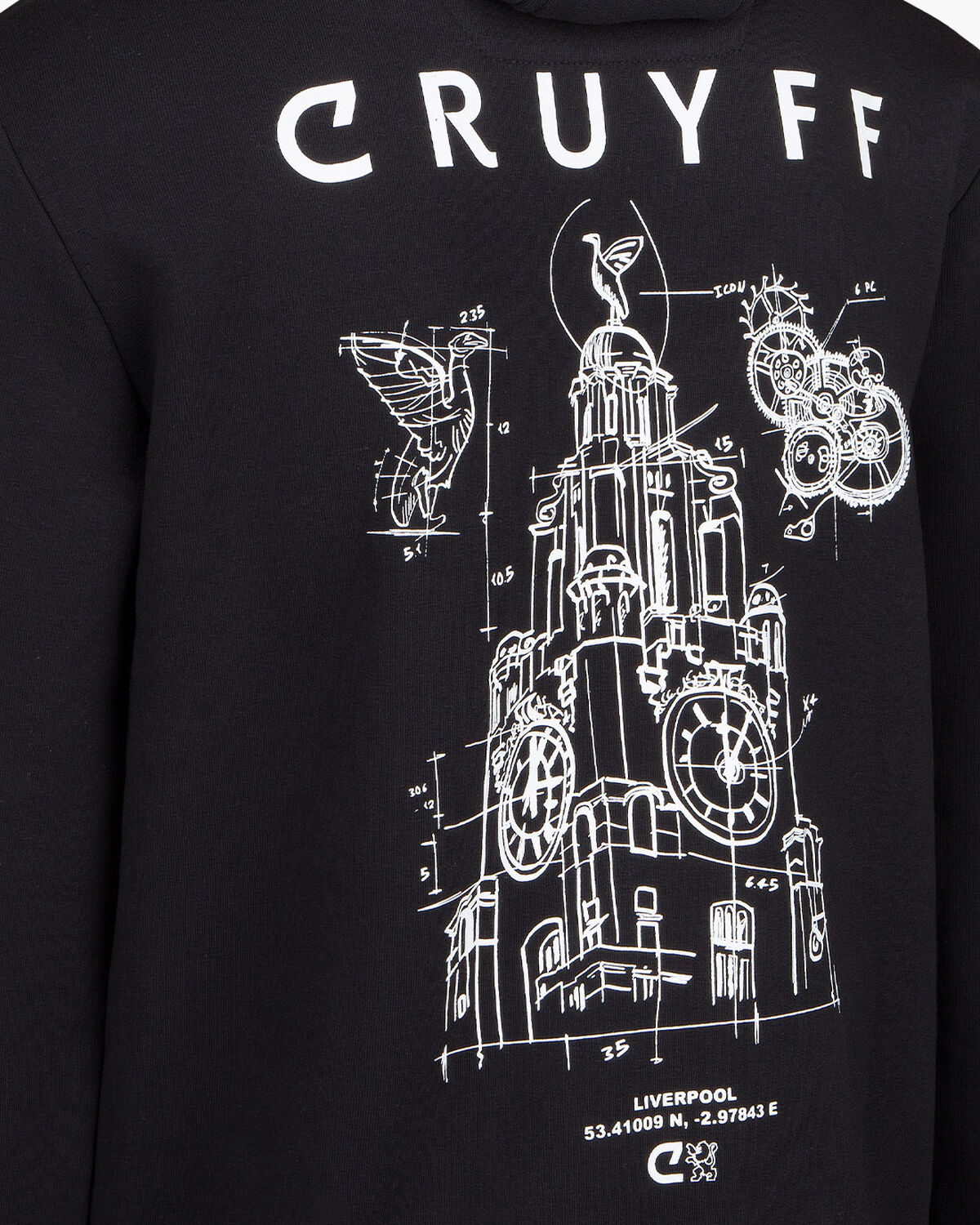 City Pack Hoodie LIV, Black, hi-res