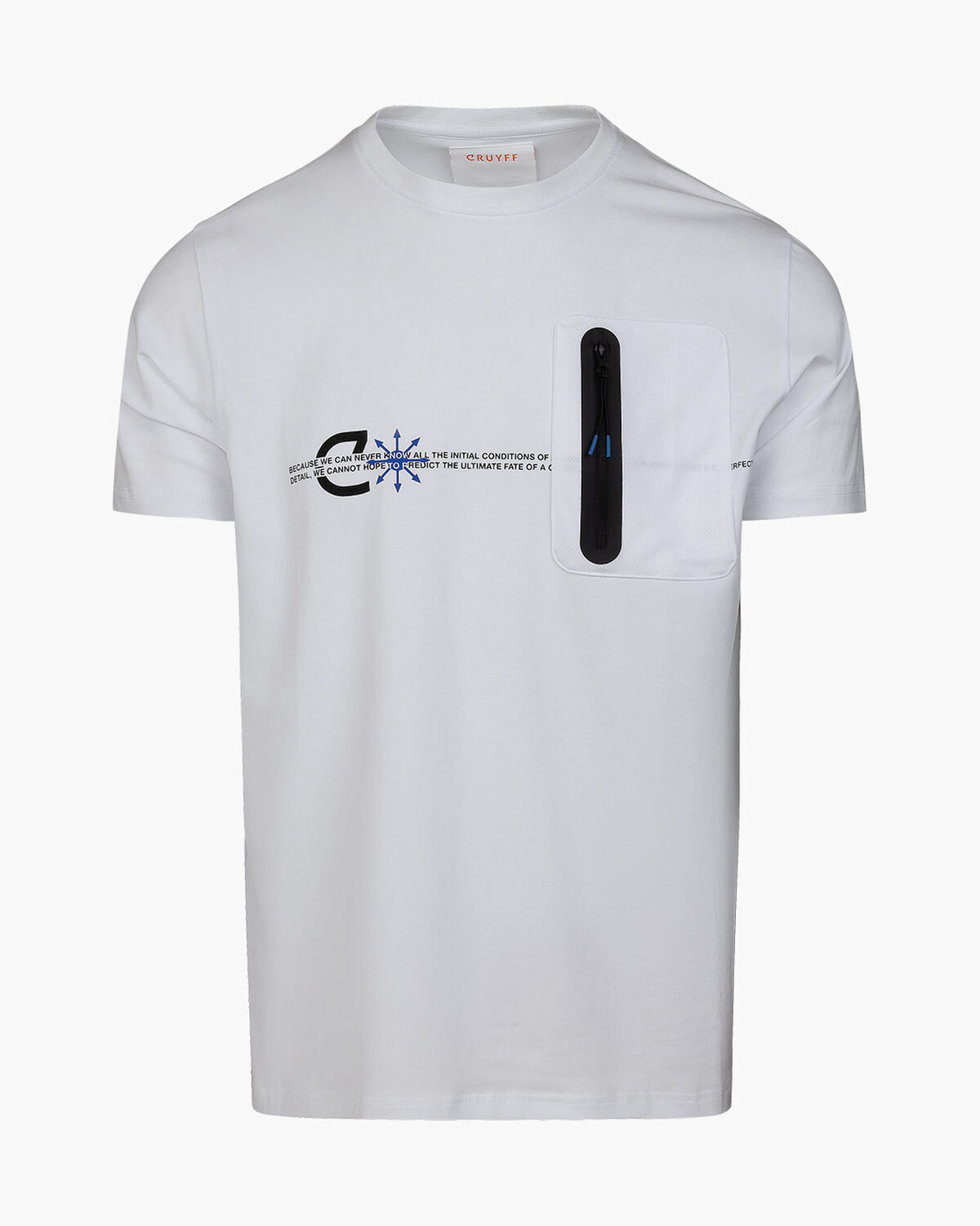 Ray Tee - 95% Cotton 5% Elastane, White, hi-res
