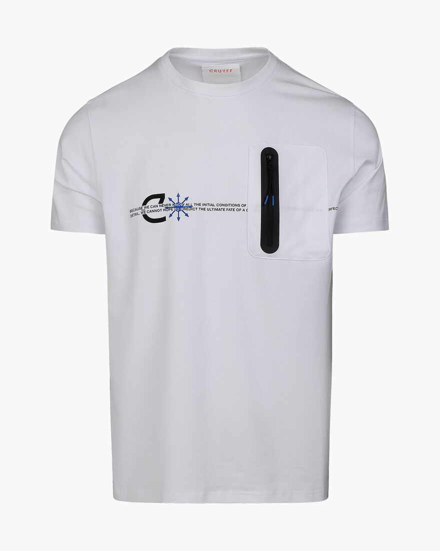 Ray Tee - 95% Cotton 5% Elastane, White, hi-res