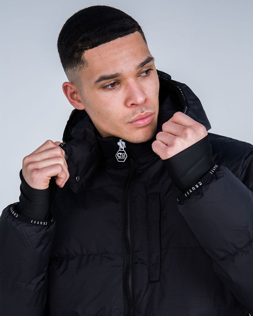Galvez Quilted Jacket, Black, hi-res