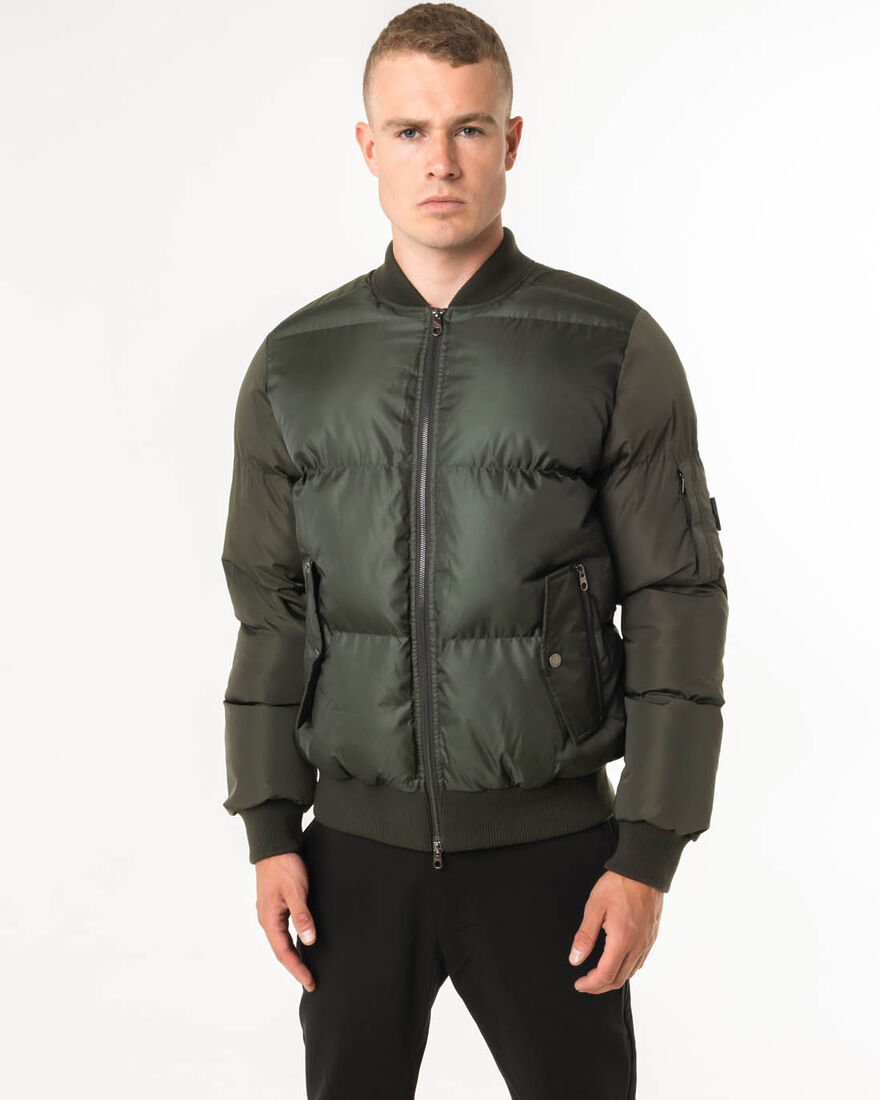 Aneto Bomber - Recycled Polyester, Green, hi-res