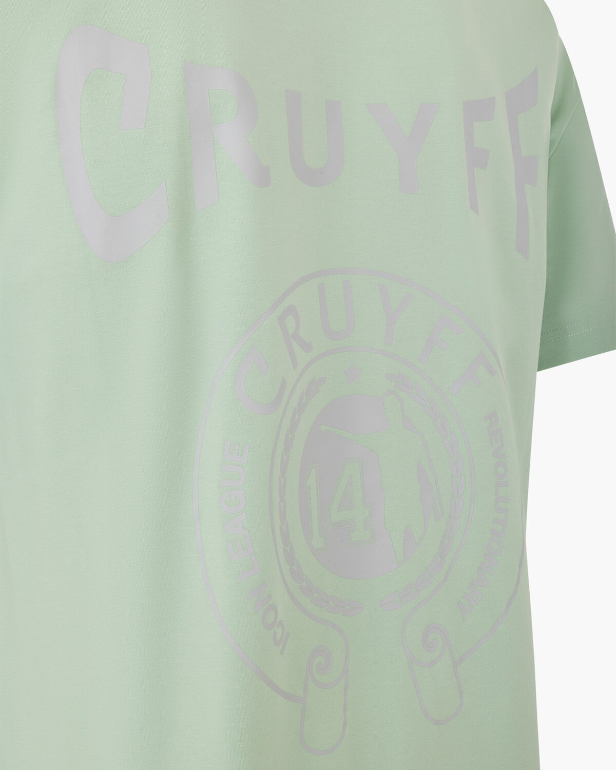 League Logo Tee, Lime, hi-res
