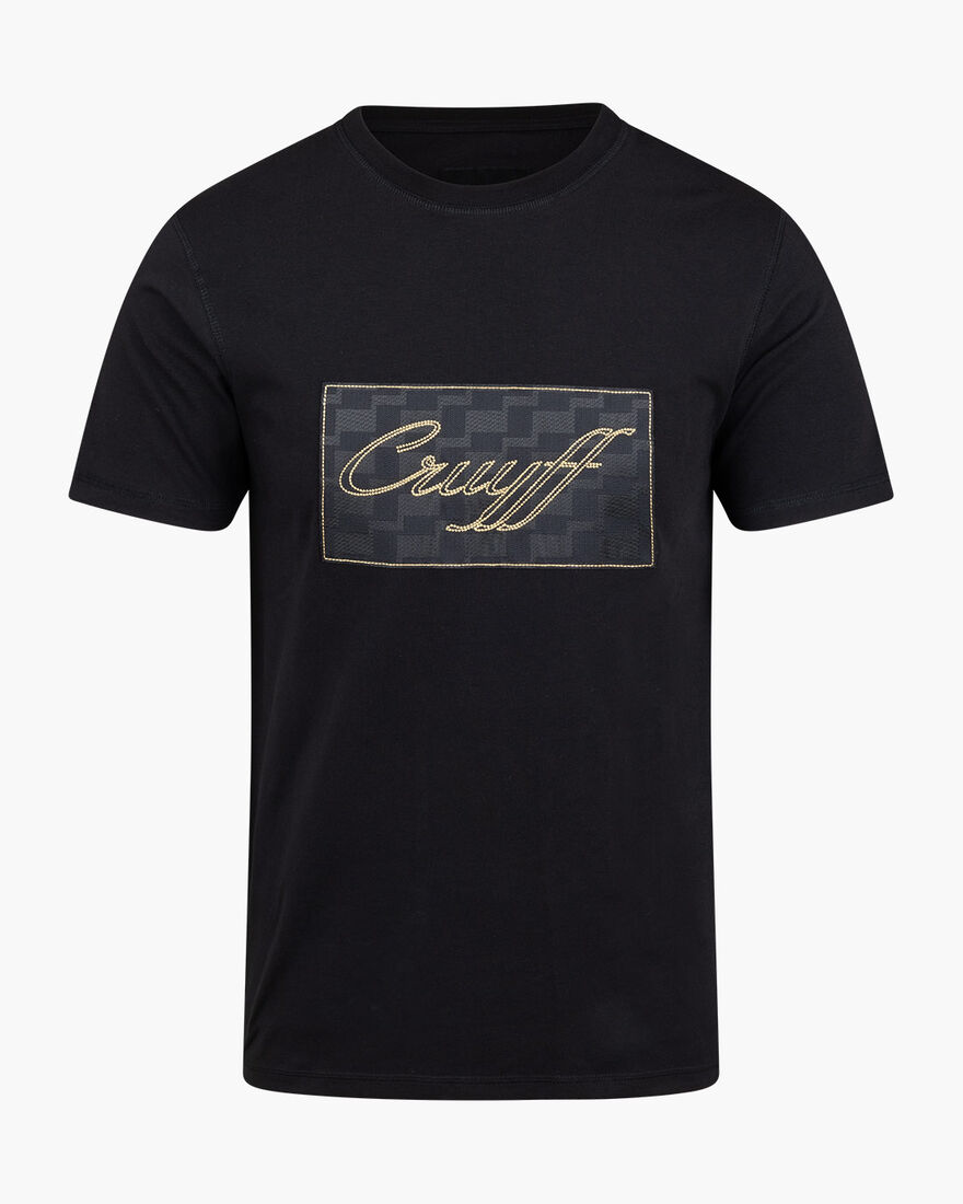 Thetor Tee, Black/Gold, hi-res
