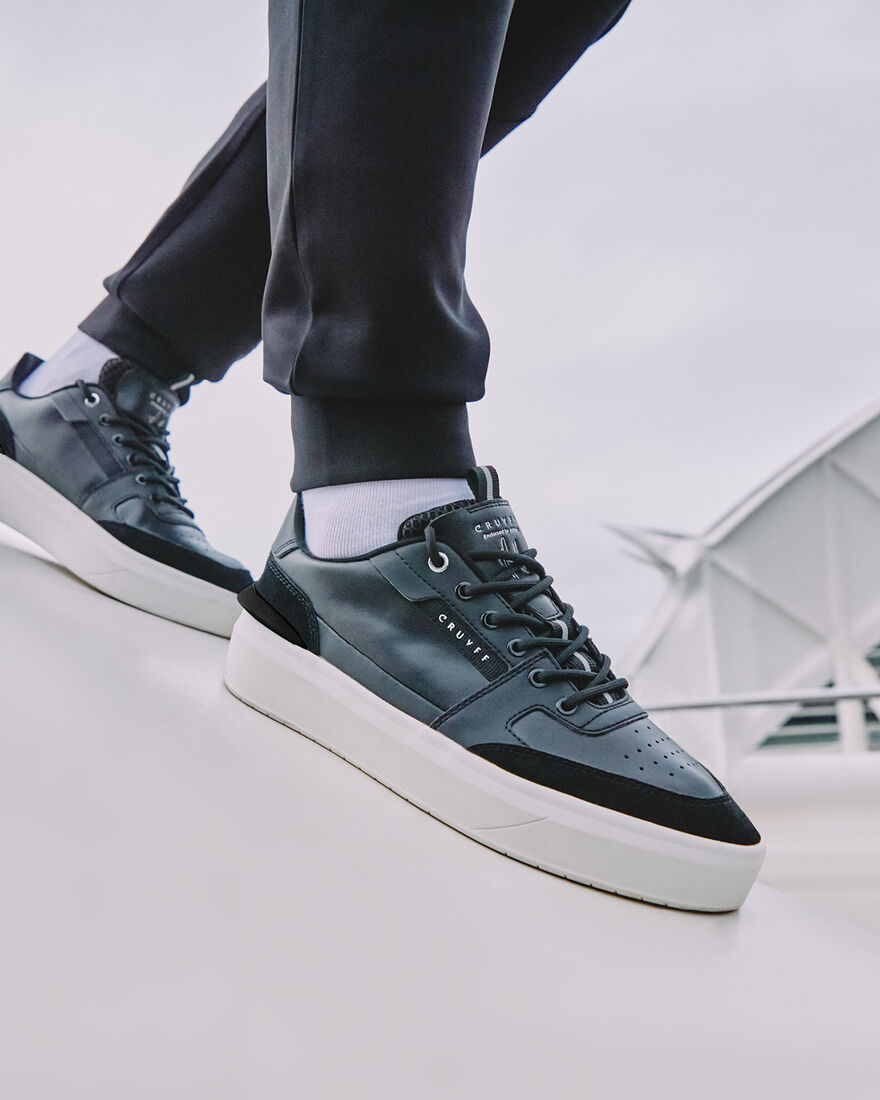 Endorsed Tennis - Soft Leather/Suede, Black, hi-res
