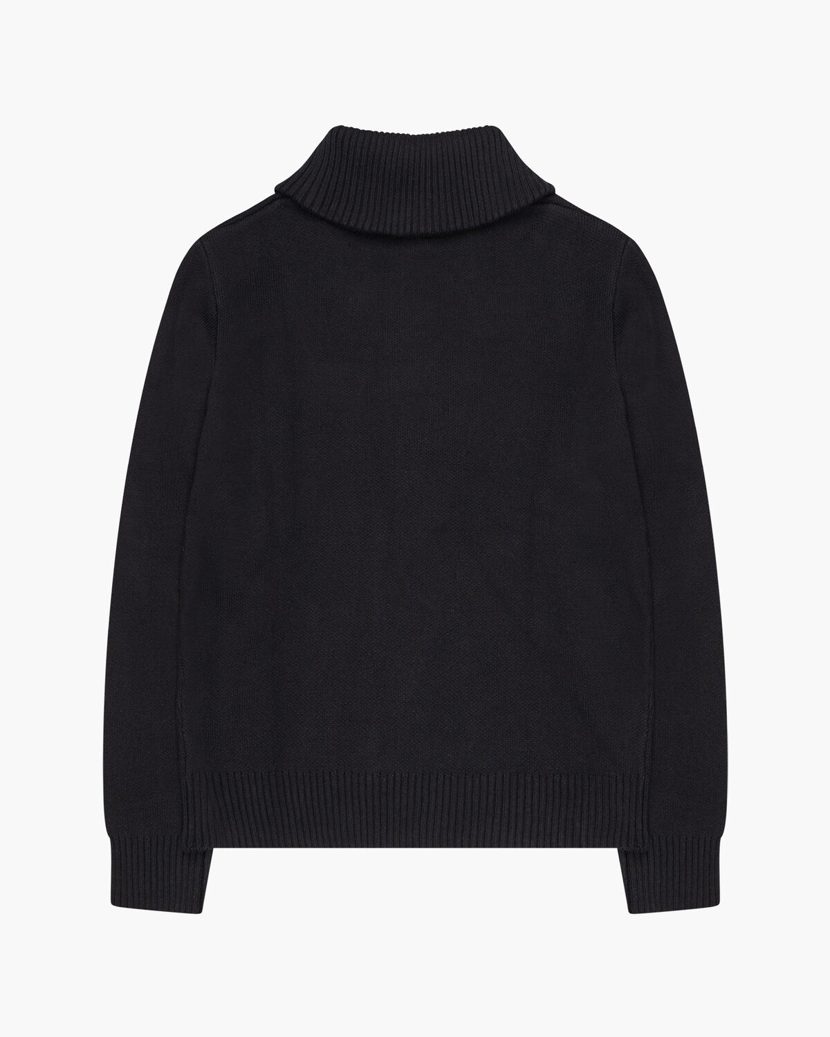 Half Zip C- Knit, Black, hi-res
