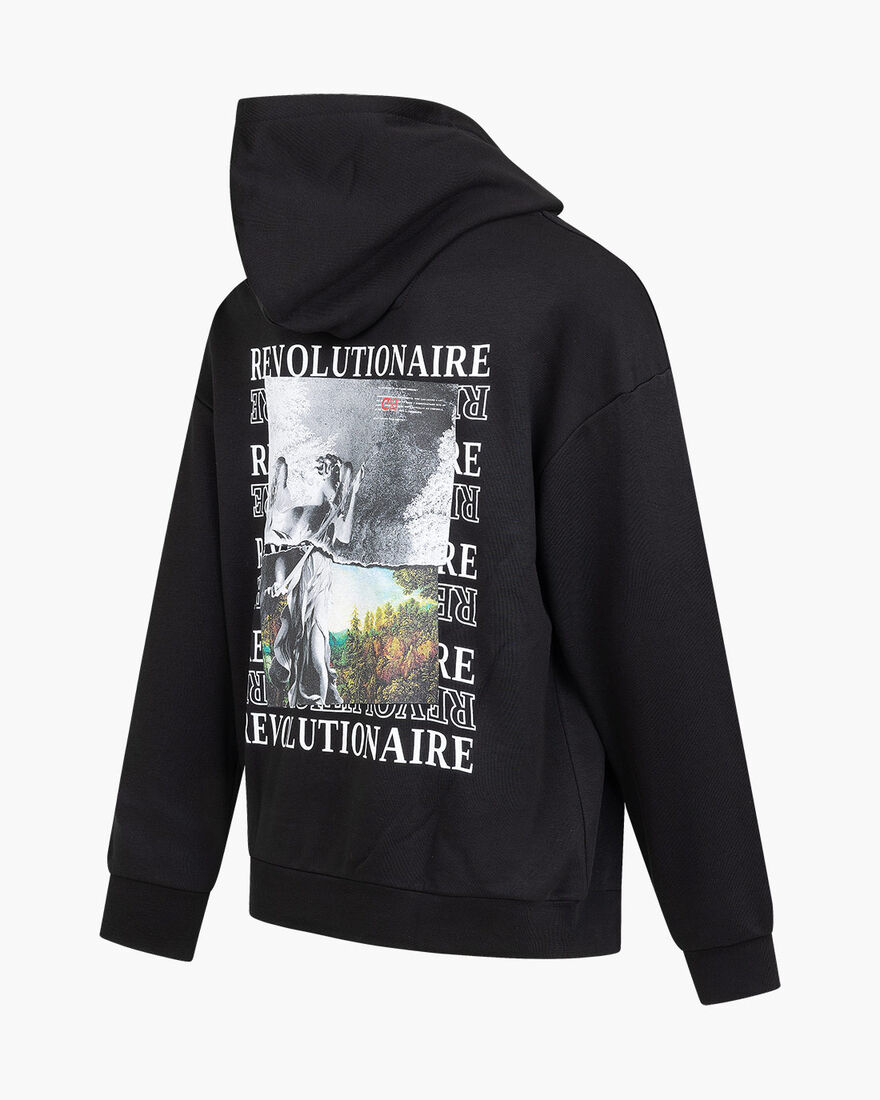 Angeles Hoody - 65% Cotton 35% Polyester, Black, hi-res