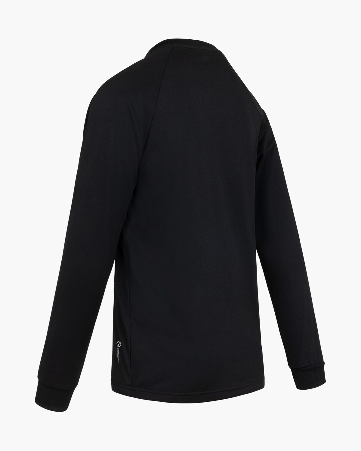 Cruyff Turn Tech Crew Top Senior, Black/White, hi-res