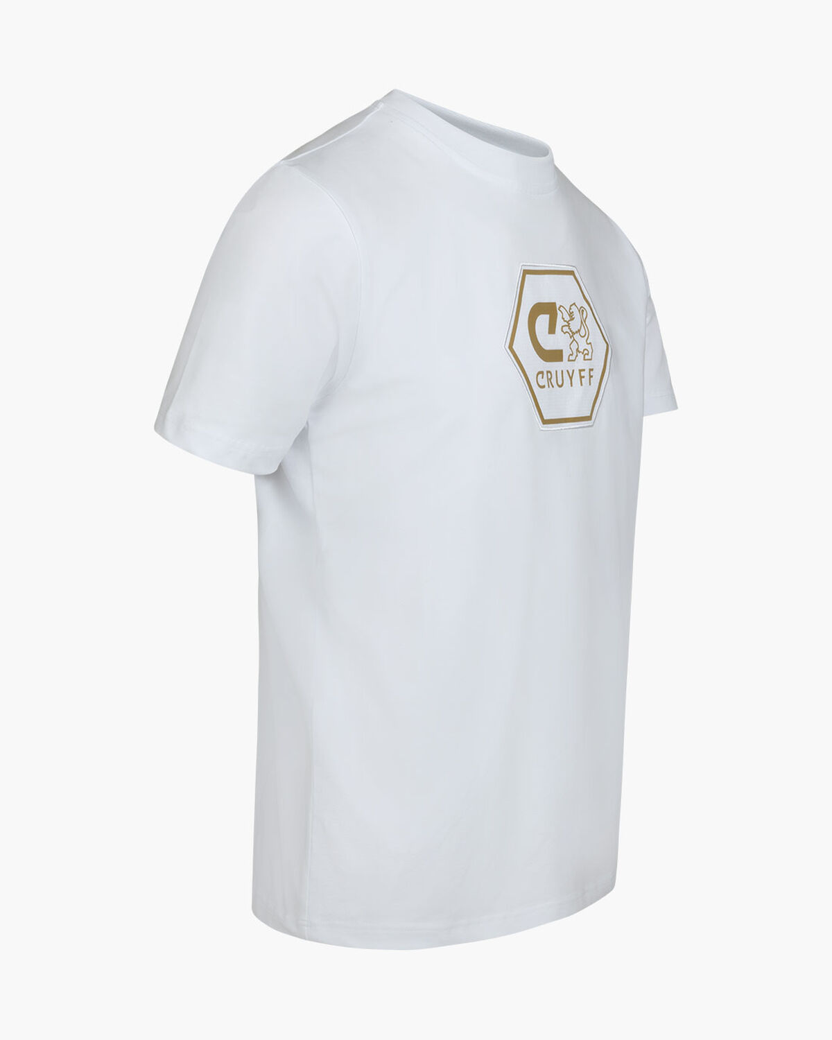 C-Lion Tee, White/Gold, hi-res
