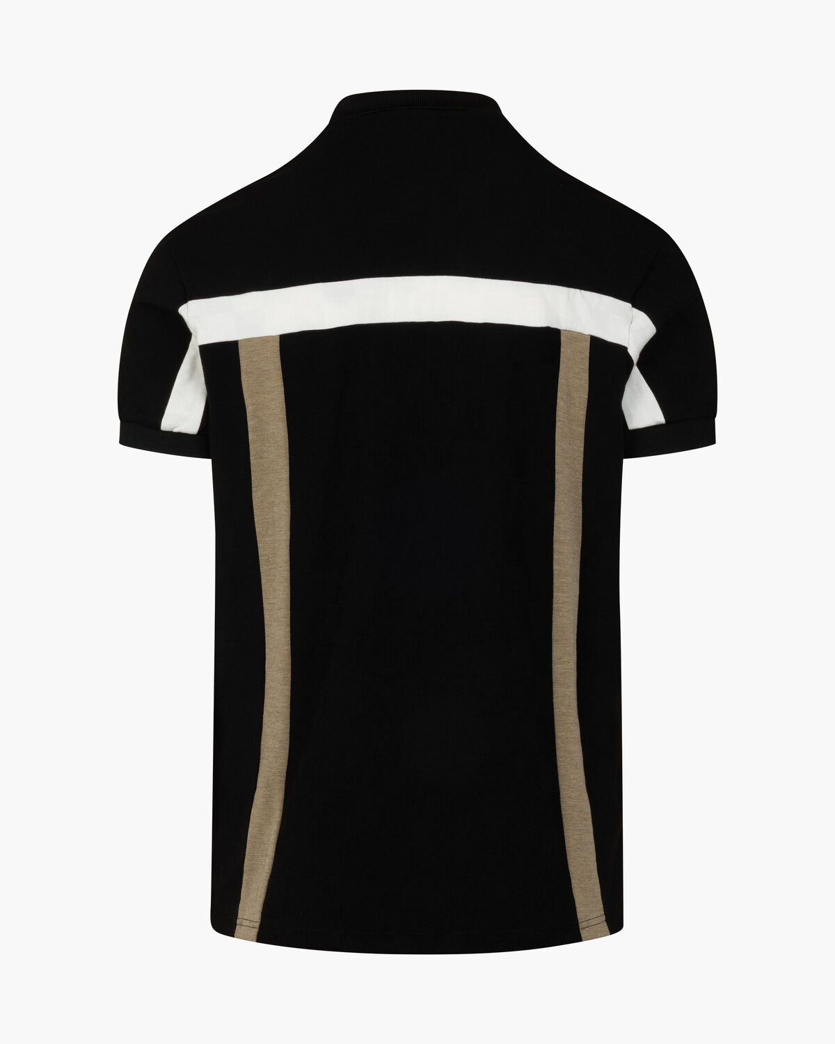 Check Polo, Black/Gold, hi-res