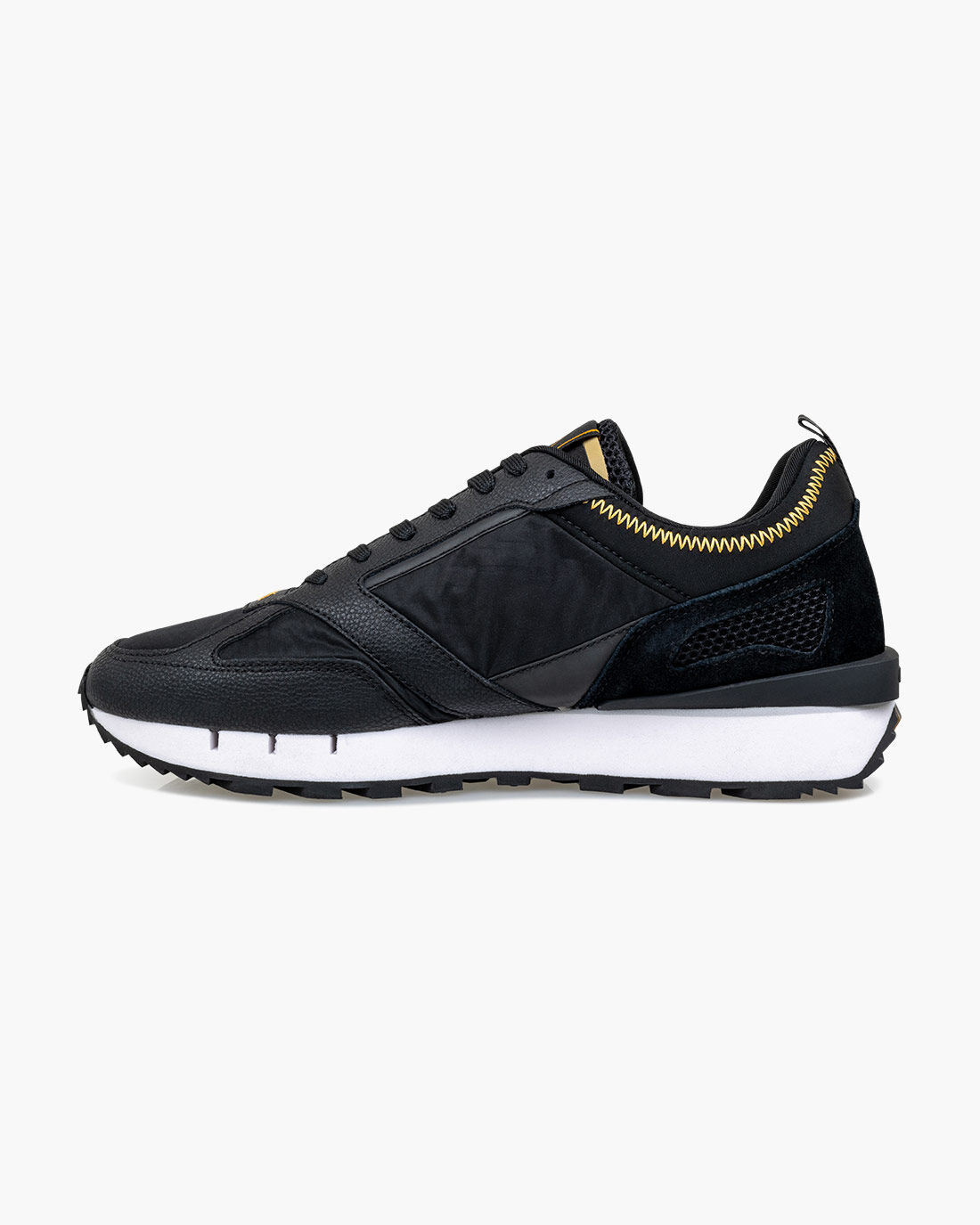 Cruyff trainers black and gold best sale