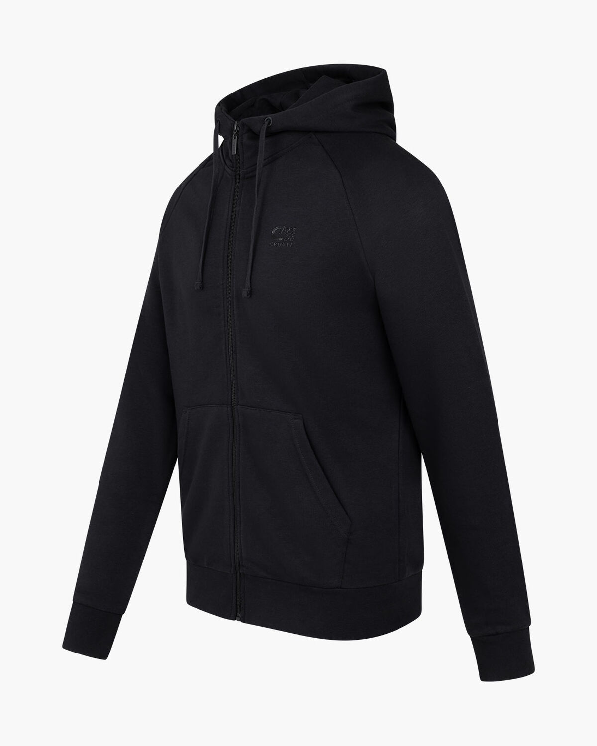 Classic Zip-Through, Black, hi-res